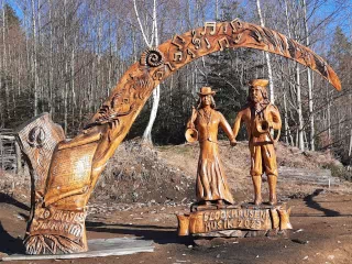 chain saw carving blockhausen andreas martin Blockhausen Kettensägenwelt Huskycup